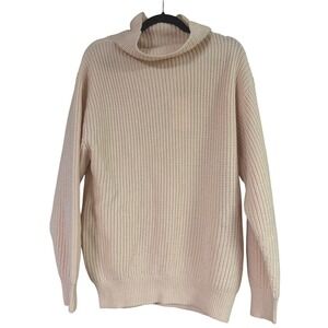 Aritzia Cream Cowl Neck Sweater